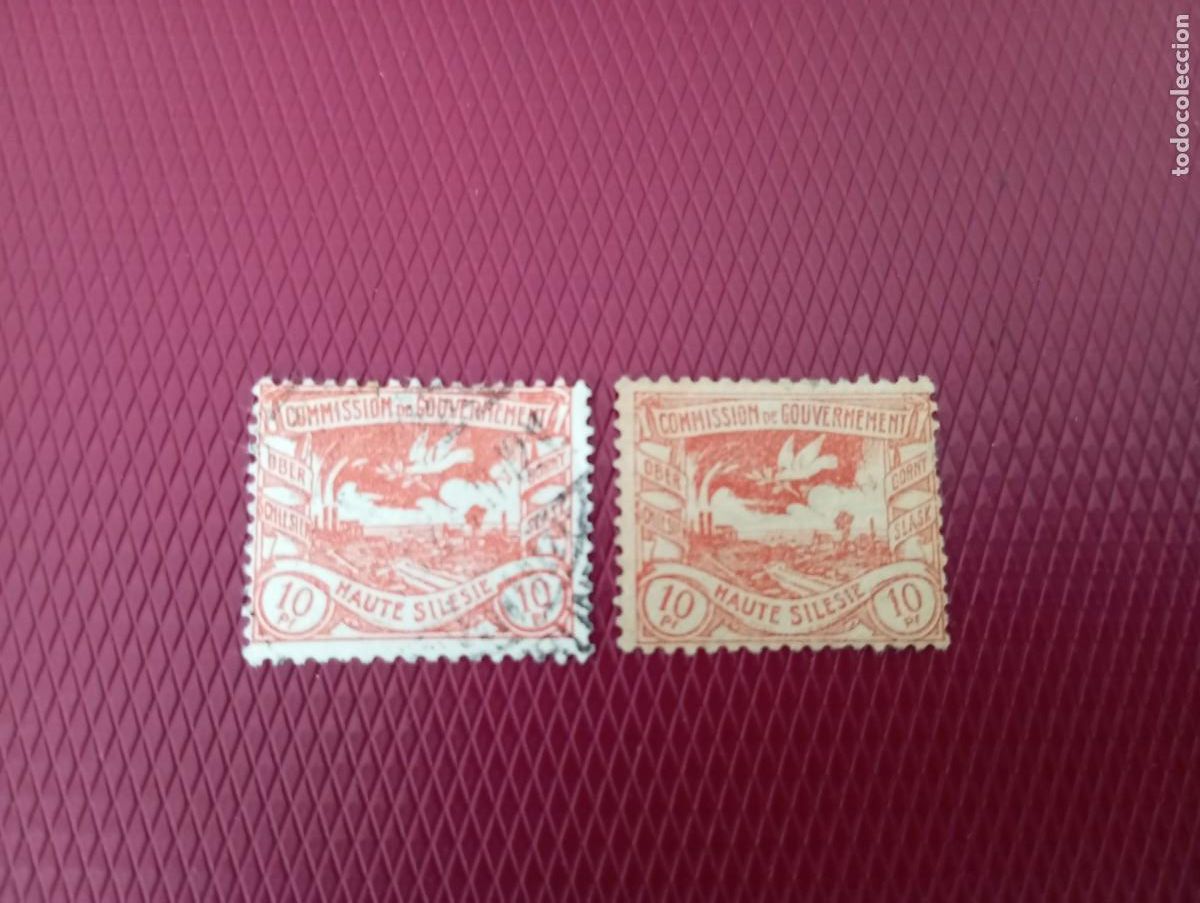 Briefmarken: ALEMANIA, ALTA SILESIA, 1920, MICHEL 16, VARIACI&Oacute;N DE TONO