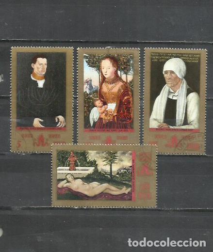 Stamps: 2611-ALEMANIA DEMOCRATICA SERIE COMPLETA 1972 N&ordm; 1456/1459 ARTE PINTURA