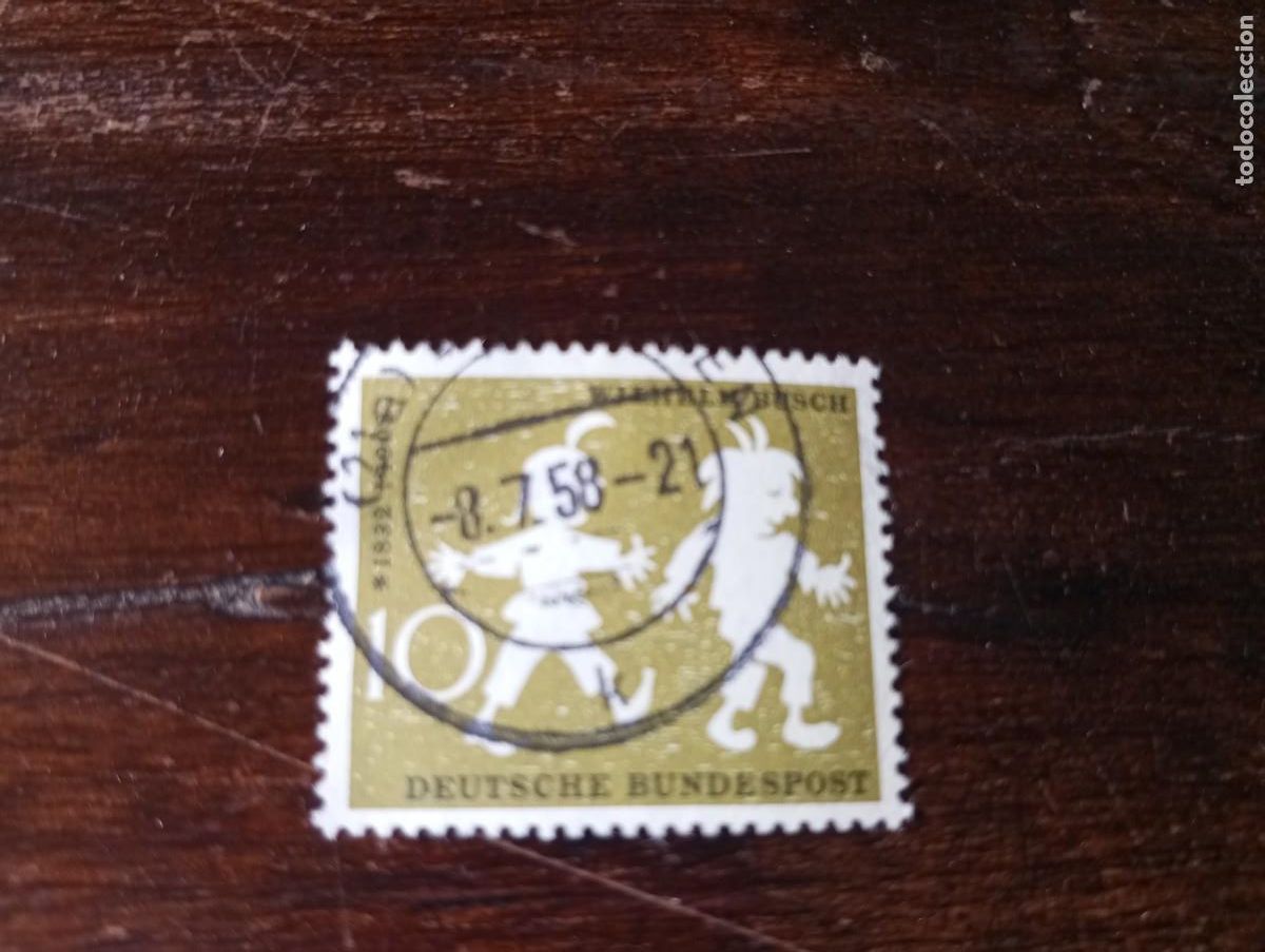 Sellos: ALEMANIA, REP&Uacute;BLICA FEDERAL,RFA,1958, MAX Y MORITZ, YT 153