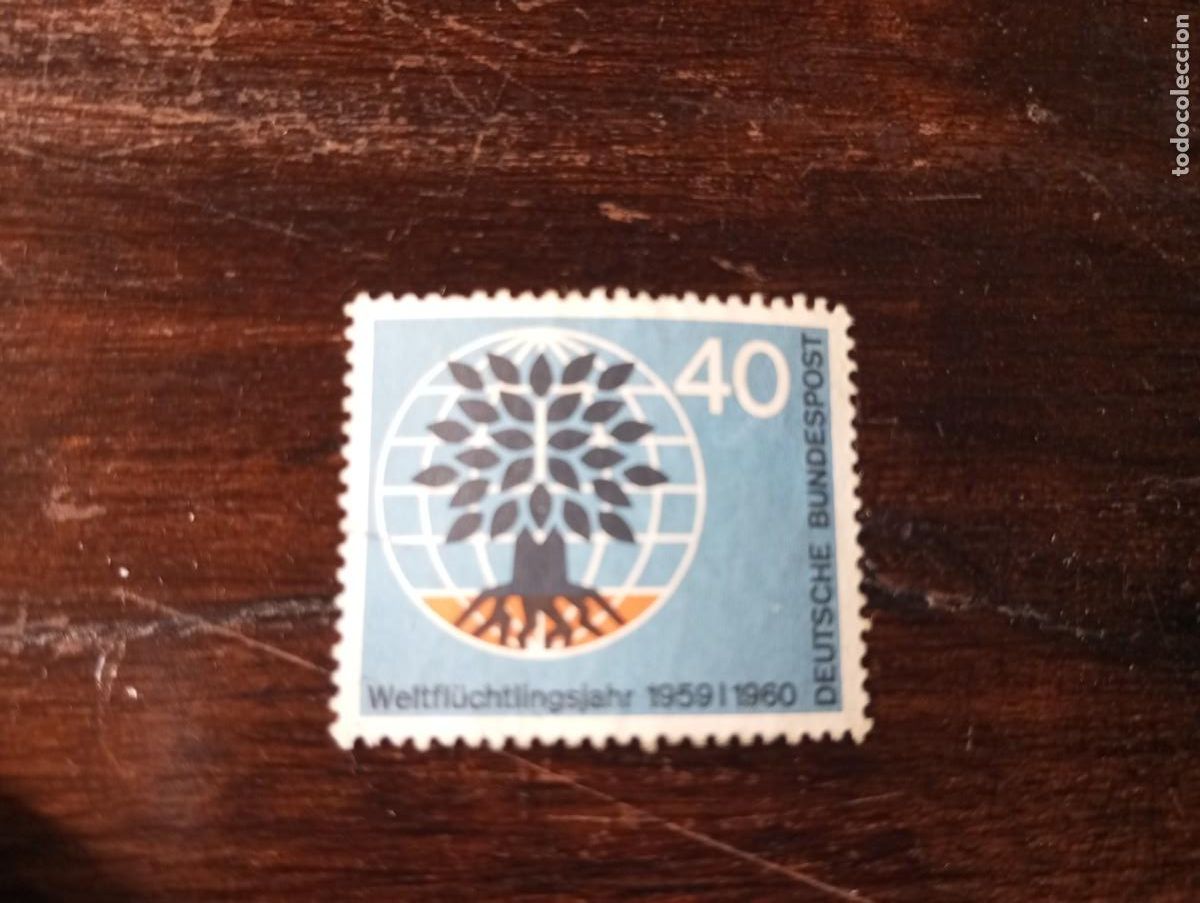 Briefmarken: ALEMANIA, REP&Uacute;BLICA FEDERAL,RFA,1960, DIA MUNDIAL DEL REFUGIADO, YT 200