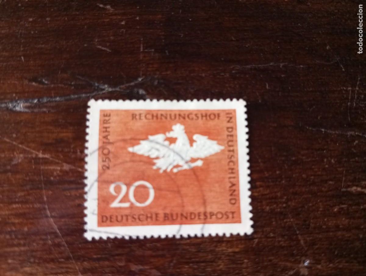 Sellos: ALEMANIA, REP&Uacute;BLICA FEDERAL,RFA,1964, 250 ANIVERSARIO DE LA CORTE DE CUENTAS, YT 320