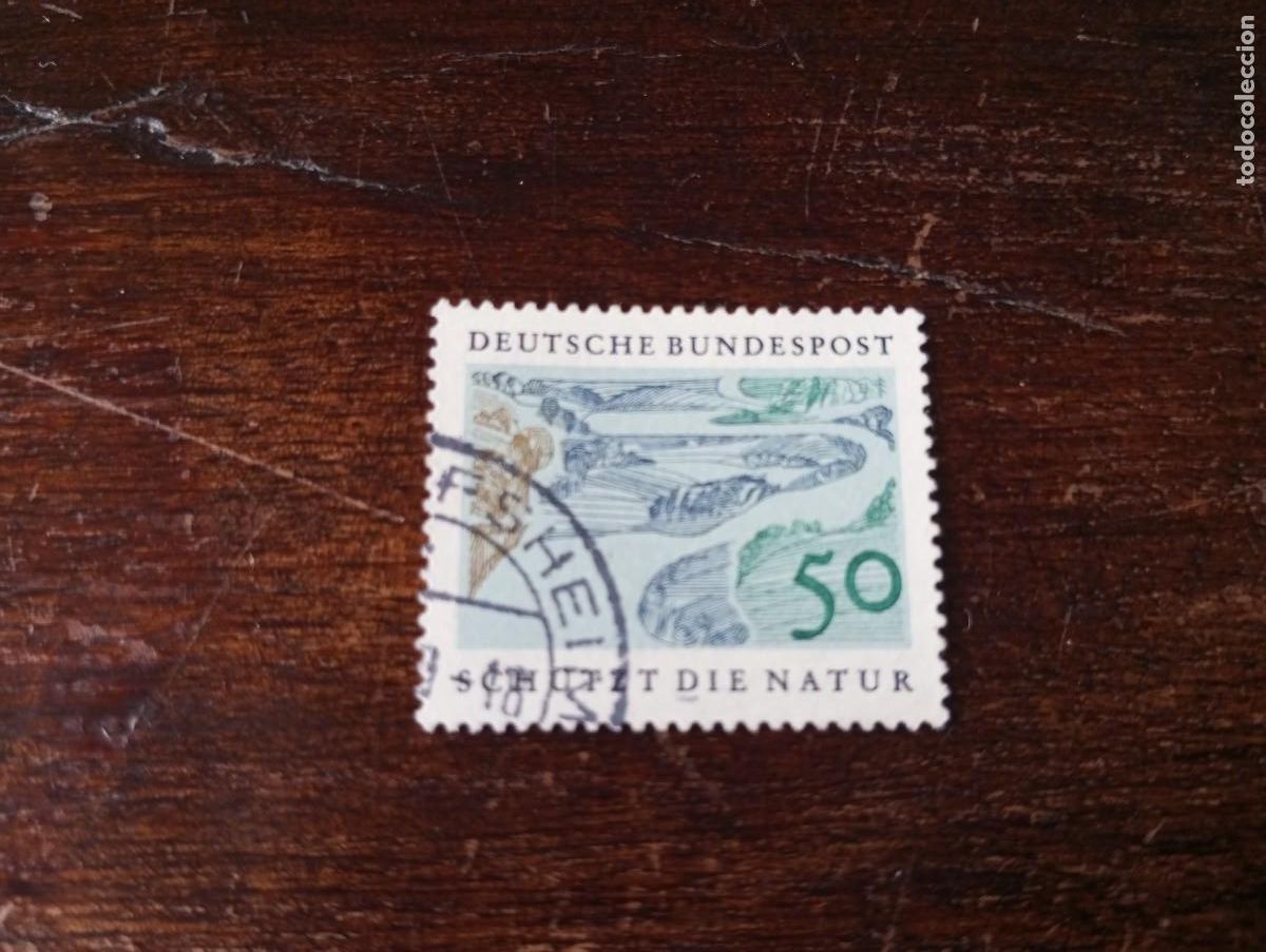 Sellos: ALEMANIA, REP&Uacute;BLICA FEDERAL,RFA ,1969, PROTECCI&Oacute;N DE LA NATURALEZA, YT 457