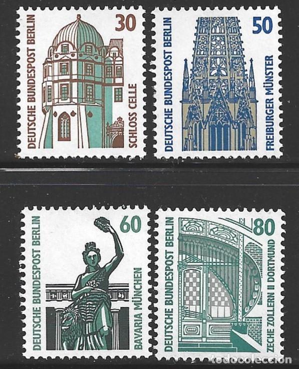 Sellos: BERLIN 750/53** - A&Ntilde;O 1988 - EDIFICOS Y MONUMENTOS HIST&Oacute;RICOS - Foto 1