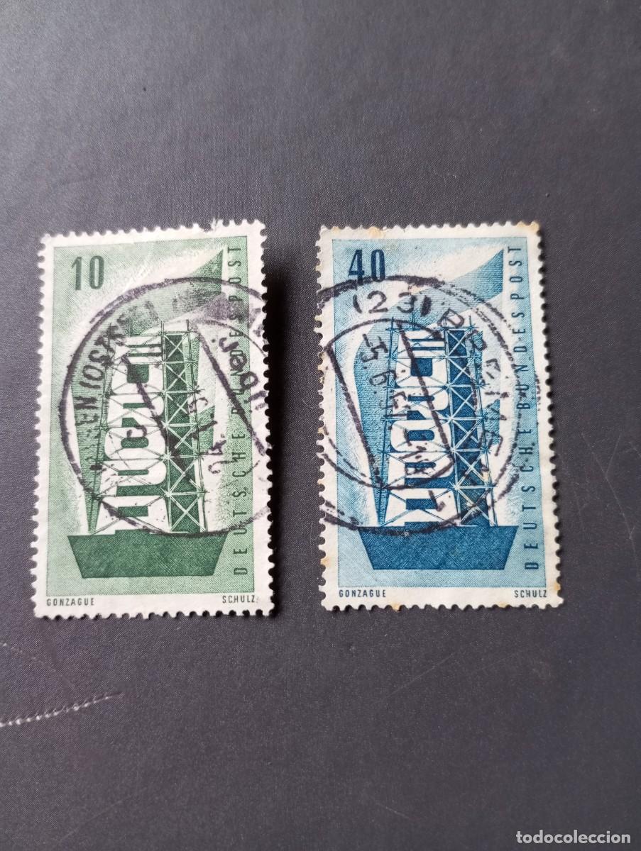 Stamps: ALEMANIA, REP&Uacute;BLICA FEDERAL,RFA, 1956, EUROPA, YT 117/8