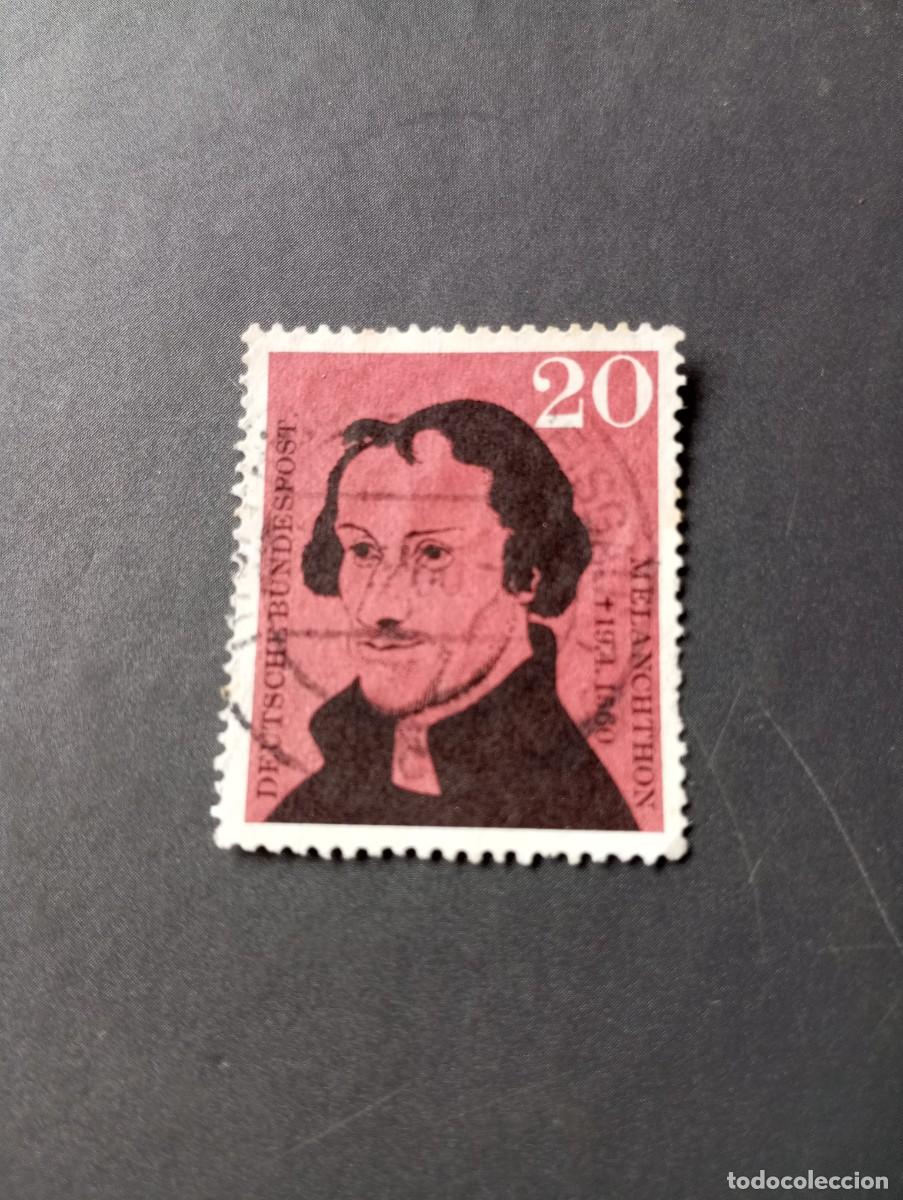 Sellos: ALEMANIA, REP&Uacute;BLICA FEDERAL,RFA, 1960, PHILIP SCHWARTZERD,YT 201