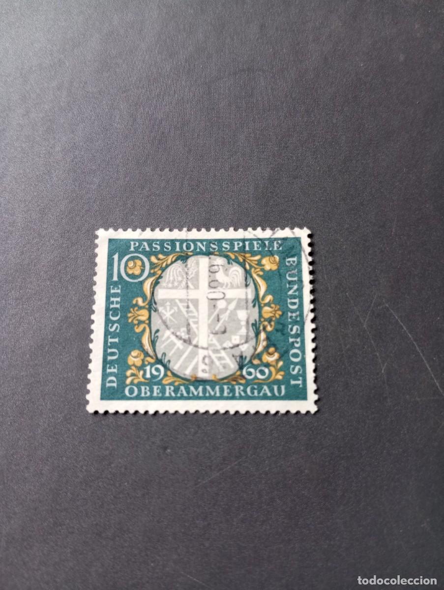 Francobolli: ALEMANIA, REP&Uacute;BLICA FEDERAL,RFA, 1960, FIESTAS DE LA PASION, YT 202