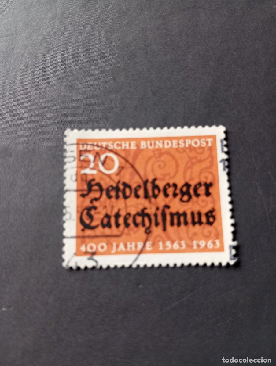 Sellos: ALEMANIA, REP&Uacute;BLICA FEDERAL,RFA, 1963, CATECISMO DE HEIDELBERG, YT 268