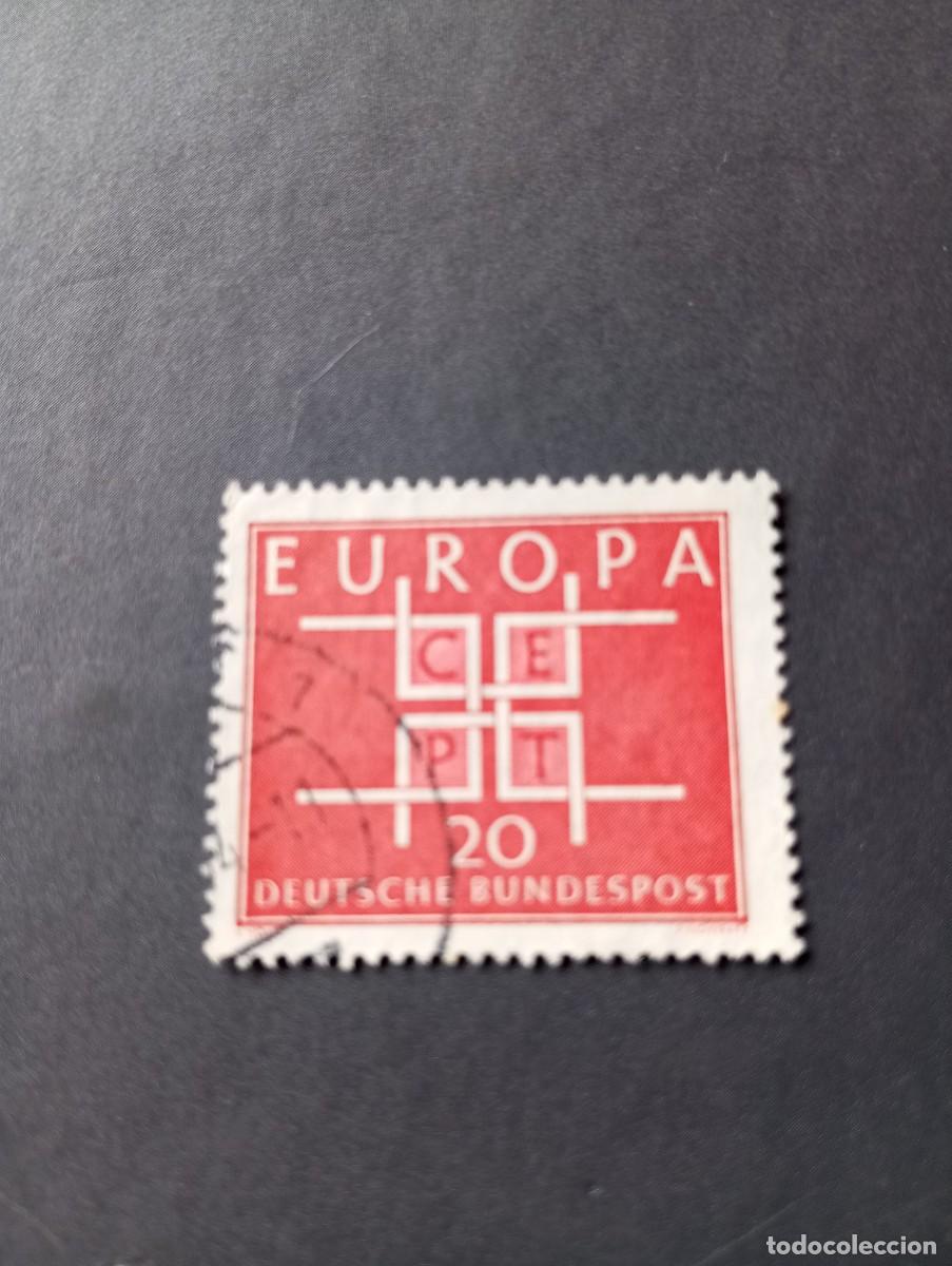Sellos: ALEMANIA, REP&Uacute;BLICA FEDERAL,RFA, 1963, EUROPA, YT 279