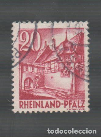 Selos: FILA ALEMANHA RHEINLAND PFALZ 1948 YVERT 36 ST 38 CIRCULADO (O) ZONA FRANCESA