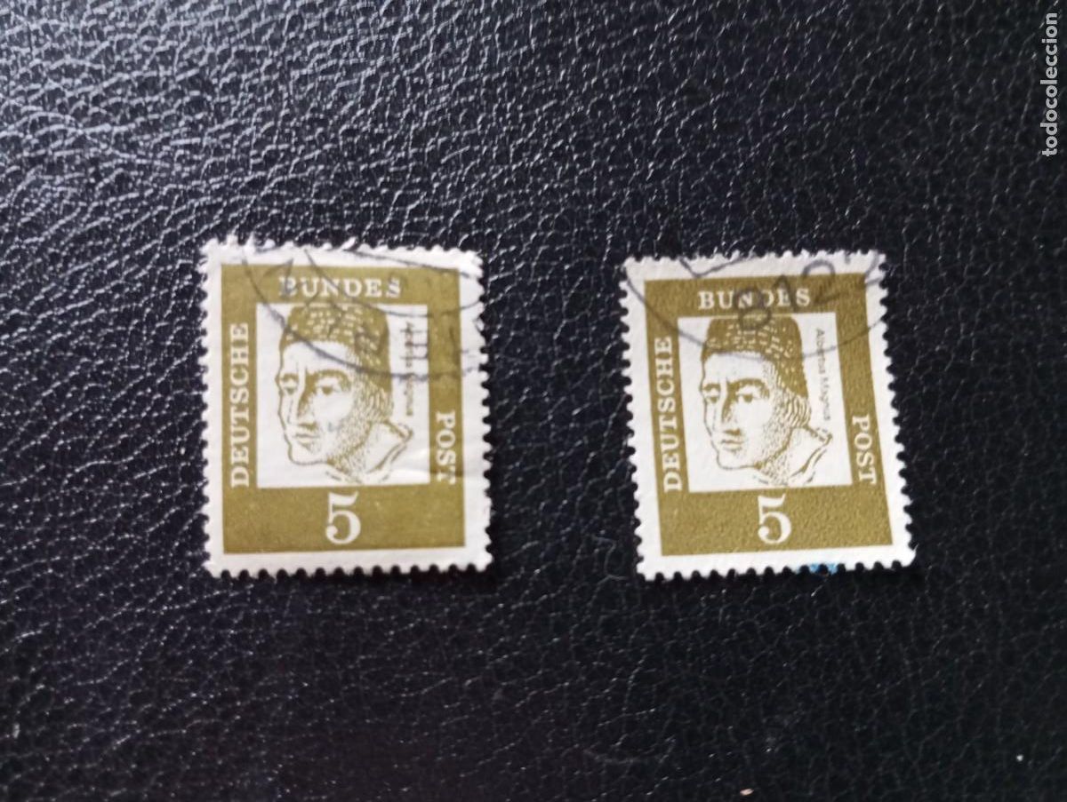 Sellos: ALEMANIA,REP&Uacute;BLICA FEDERAL, RFA, 1961, ALBERTO MAGNO, YT 220