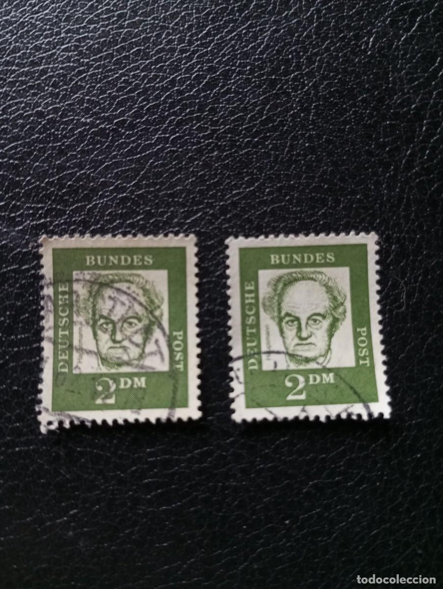 Sellos: ALEMANIA,REP&Uacute;BLICA FEDERAL, RFA, 1961, G HAUPTMANN, YT 234