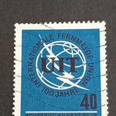 Sellos: ALEMANIA RF. 1965. USADO. COMPLETA. YT 337.