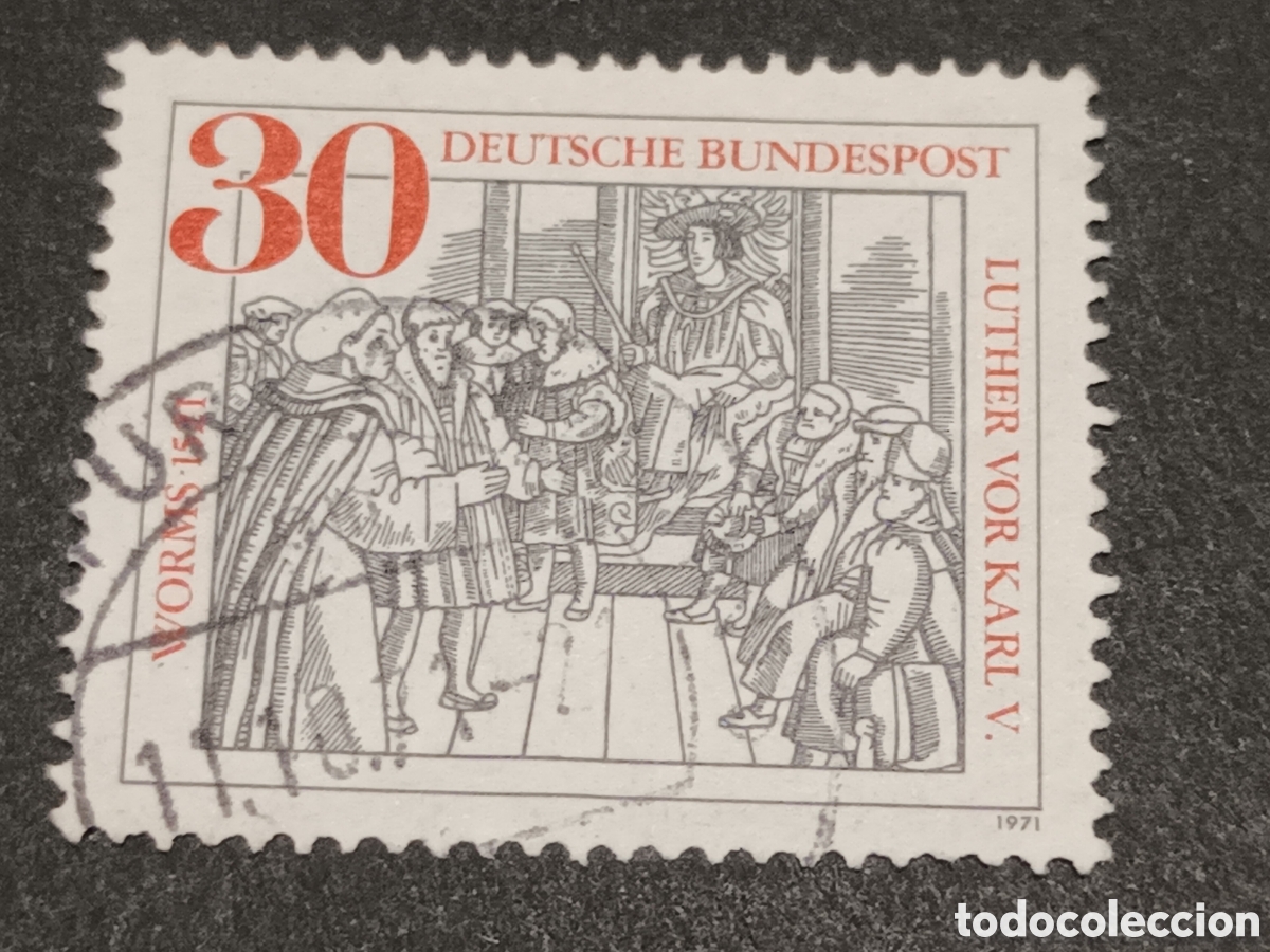 Sellos: ALEMANIA RF. 1971. USADO. COMPLETA. - Foto 1