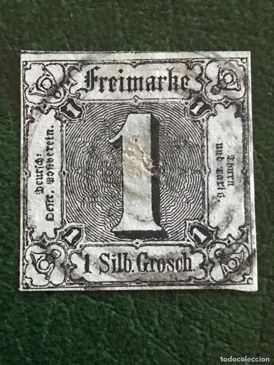 Sellos: 1853 Alemania Turn y Takcis