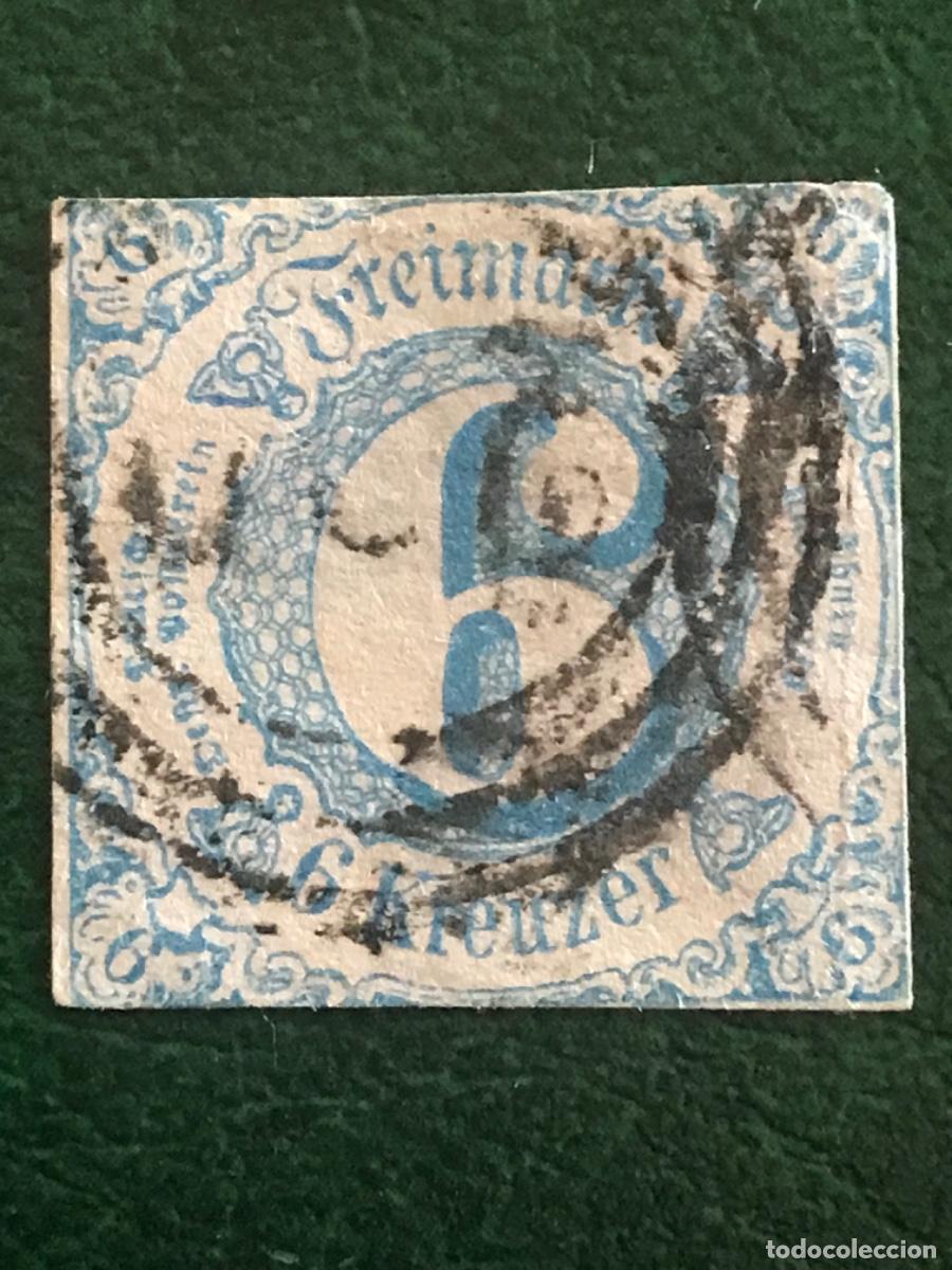 Sellos: 1862 Alemania Turn y Takcis