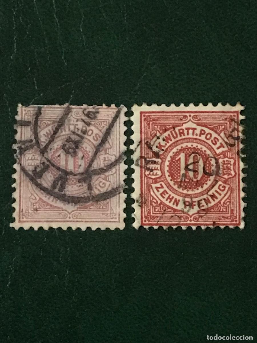 Briefmarken: 1875 Alemania Wurttemberg