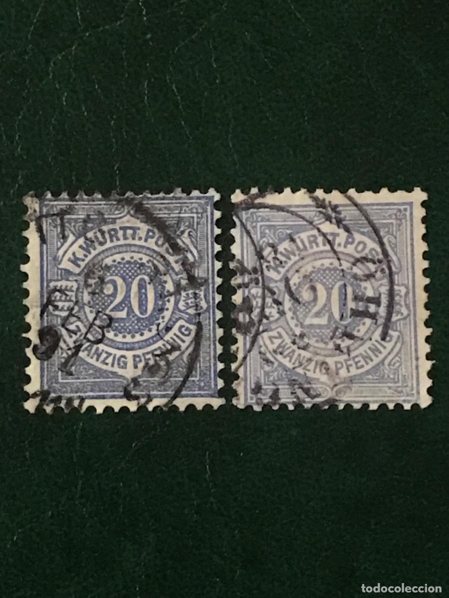 Sellos: 1875 Alemania Wurttemberg