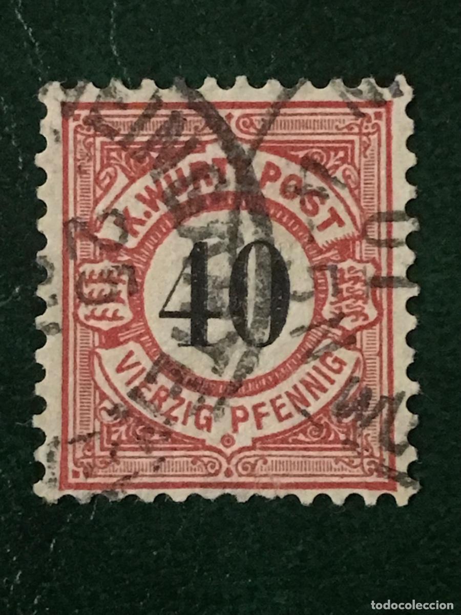 Sellos: 1900 Alemania Wurttemberg