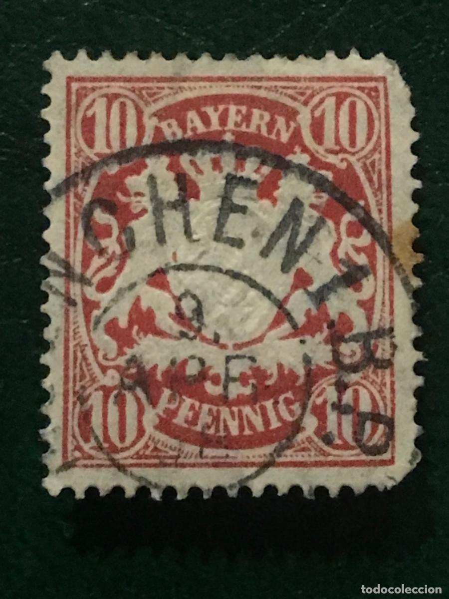 Sellos: 1888-1900 Baviera Alemania - Foto 1