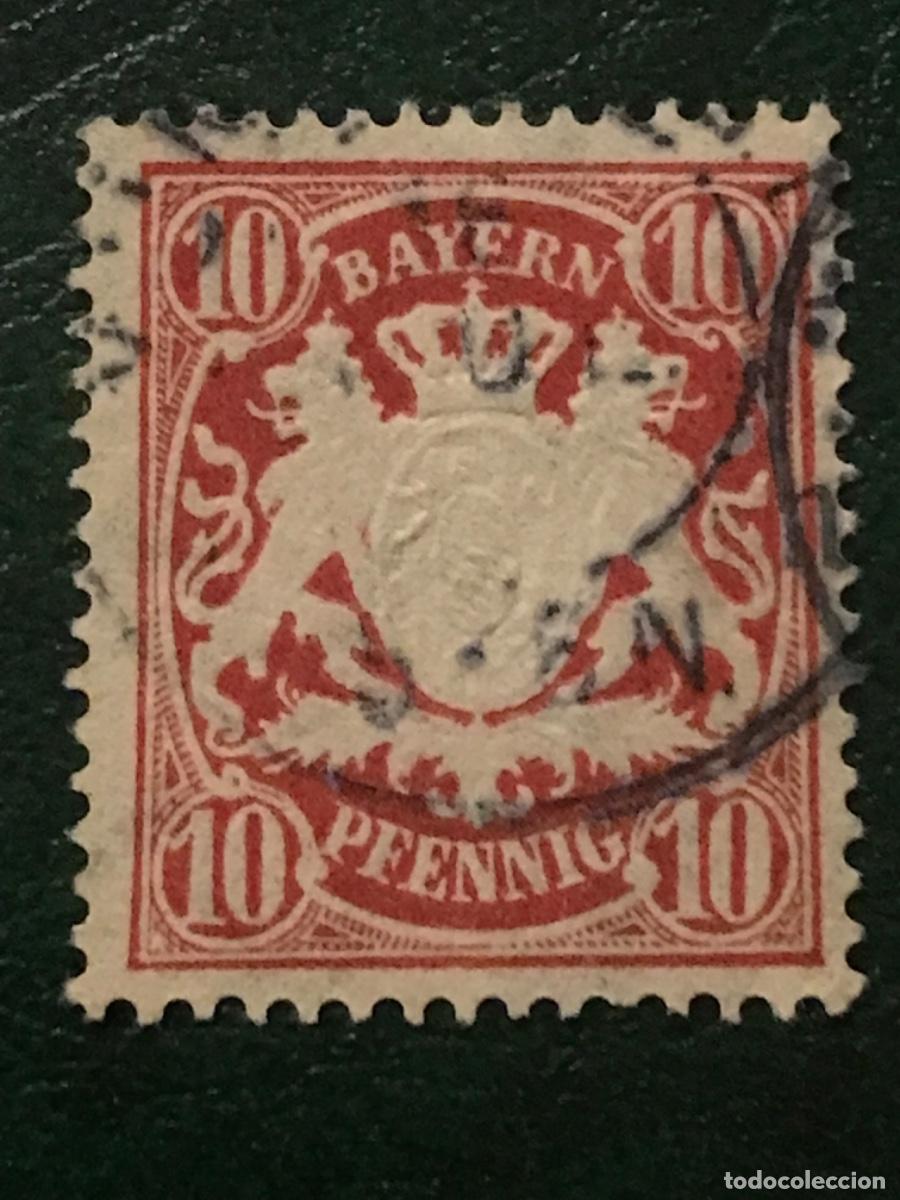 Sellos: 1888-1900 Baviera Alemania - Foto 1