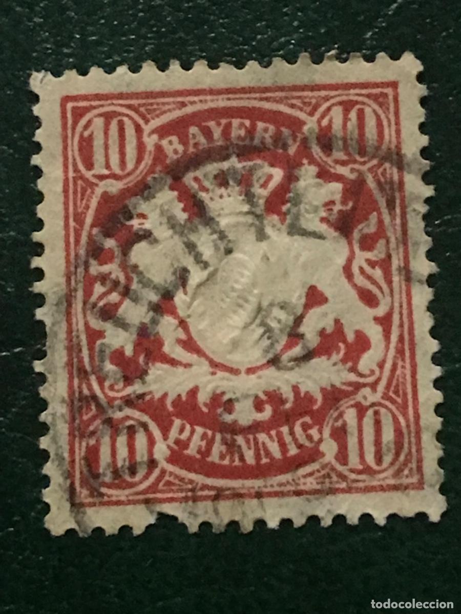 Sellos: 1888-1900 Baviera Alemania - Foto 1