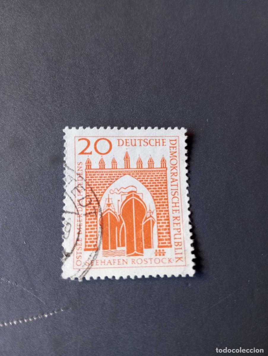 Francobolli: ALEMANIA, REP&Uacute;BLICA DEMOCRATICA,RDA,DDR, 1958, ROSTOCK, YT 353