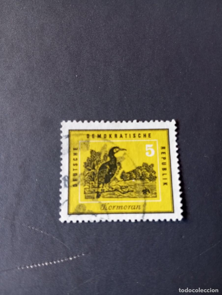 Sellos: ALEMANIA, REP&Uacute;BLICA DEMOCRATICA,RDA,DDR, 1959, CORMORANES, YT 413