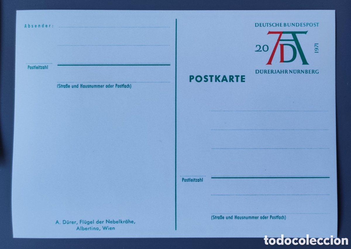 Sellos: Alemania. 1971. Durero - Foto 2