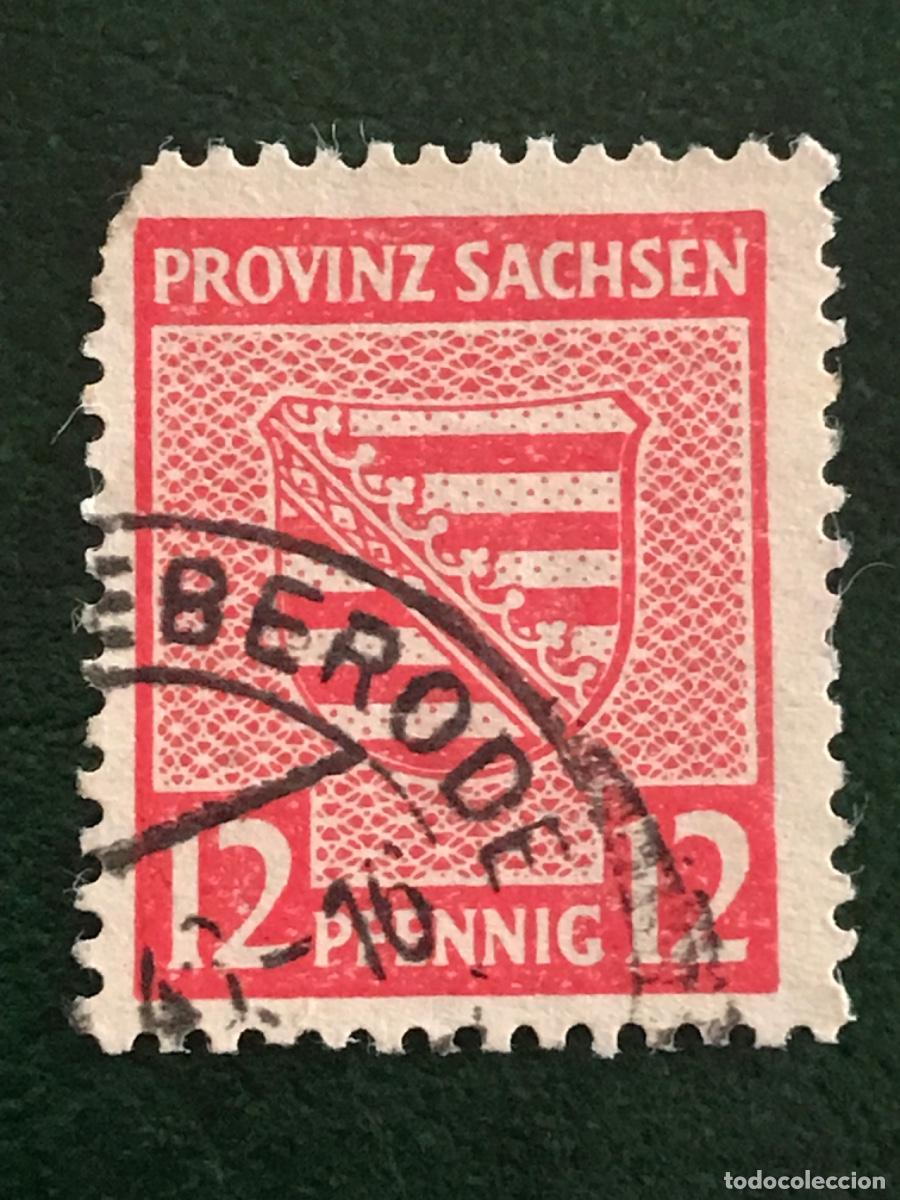 Sellos: 1945 Alemania Zona rusa Halle