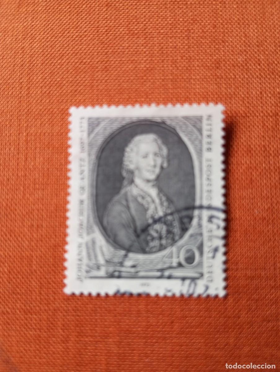 Selos: ALEMANIA, BERL&Iacute;N, 1973, JOHAN JOACHIM QUANTZ, M&Uacute;SICO, YT 415