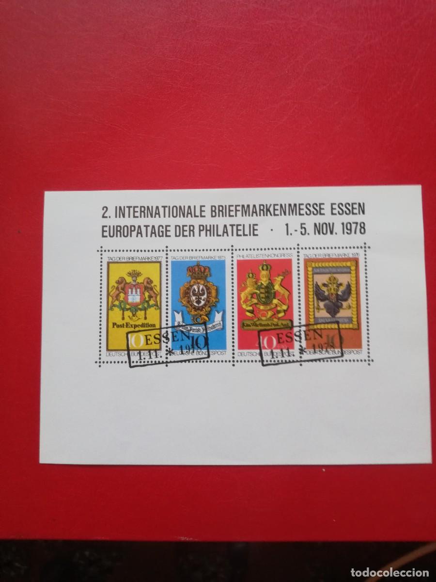 Sellos: REPUBLICA FEDERAL ALEMANA.-INTERNATIONALE BRIEFMARKENMESSE ESSEN EUROPATAGE DER PHILATELIE
