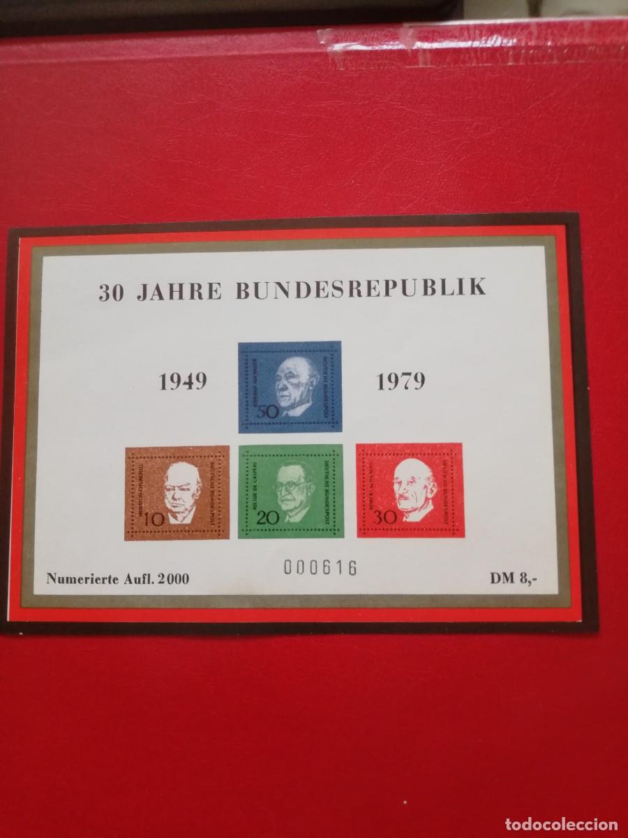 Sellos: REPUBLICA FEDERAL ALEMANA.-30 JAHRE BUNDESREPUBLIK