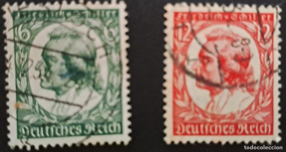 Sellos: Imperio Aleman 1934. Schiller - Foto 1