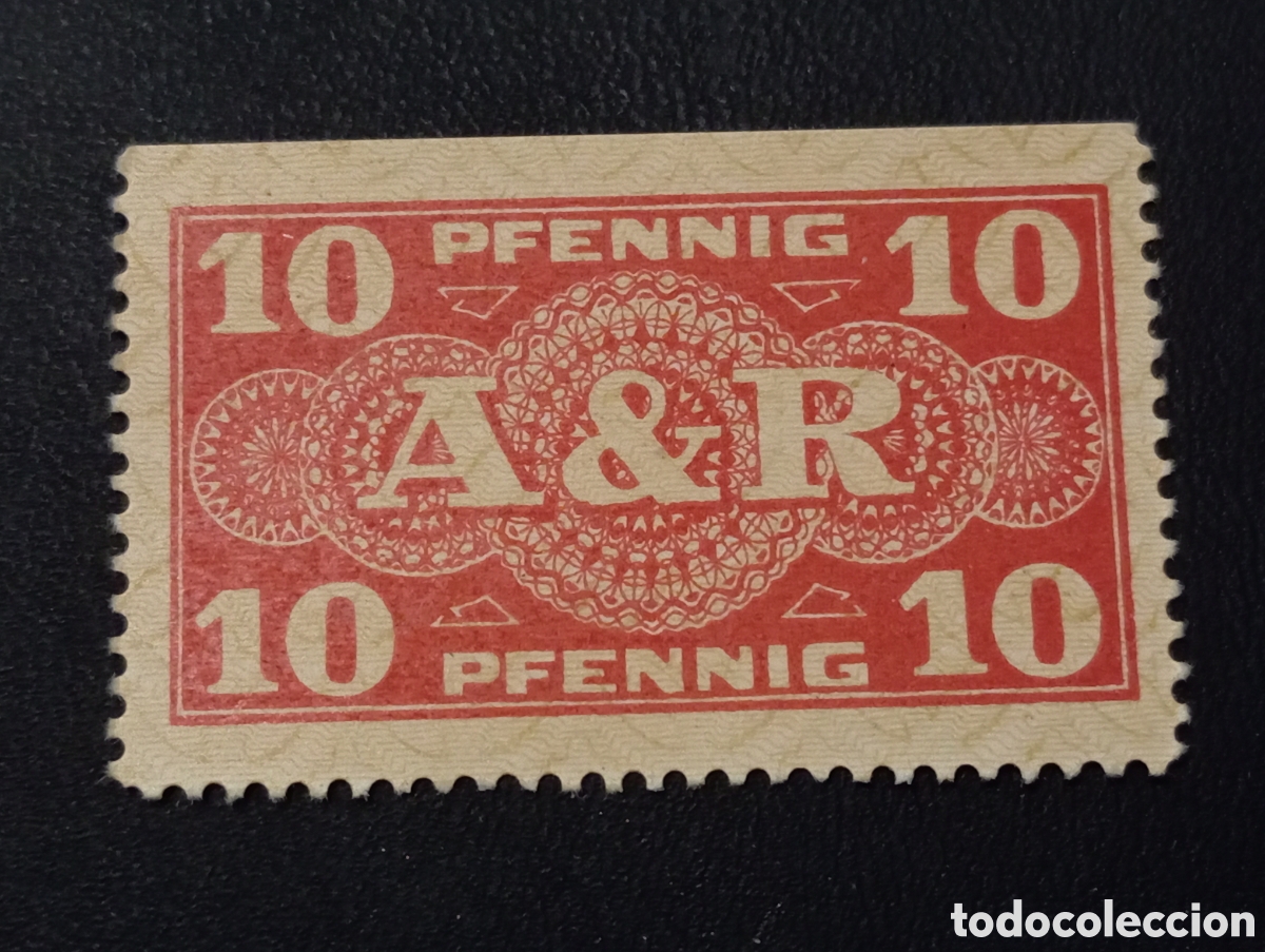 Sellos: Alemania Baja Sajonia 10 Pfg. oD 1917 M&uuml;nsterlager, I / AU-