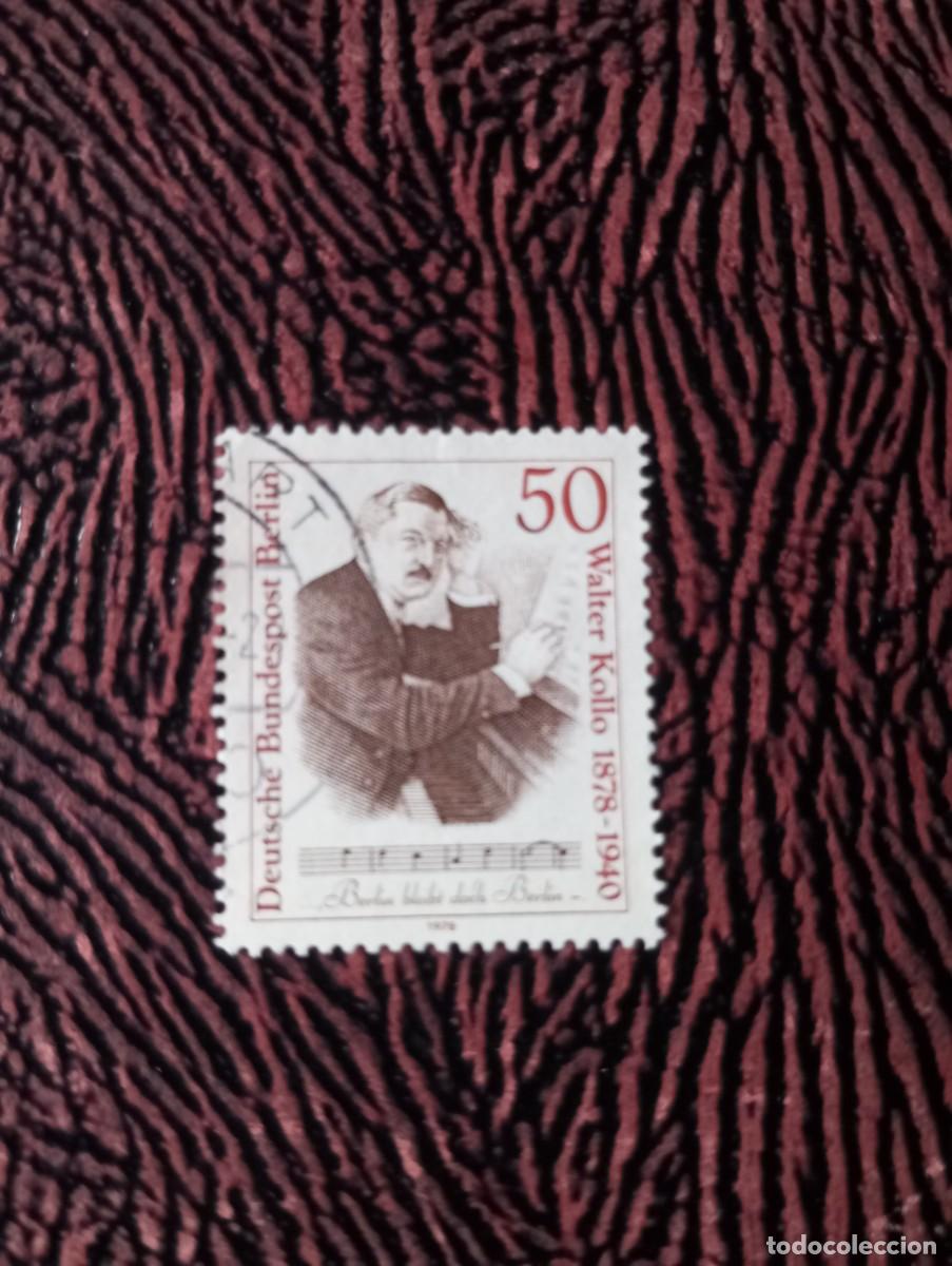 Briefmarken: ALEMANIA, BERL&Iacute;N, 1978, CENTENARIO DEL NACIMIENTO DE WALTER KOLLO, YT 523