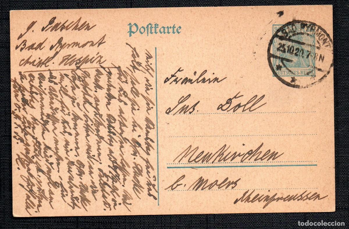 Stamps: ALEMANIA Rep&uacute;blica de Weimar. 1920. P120. BAD PYRMONT