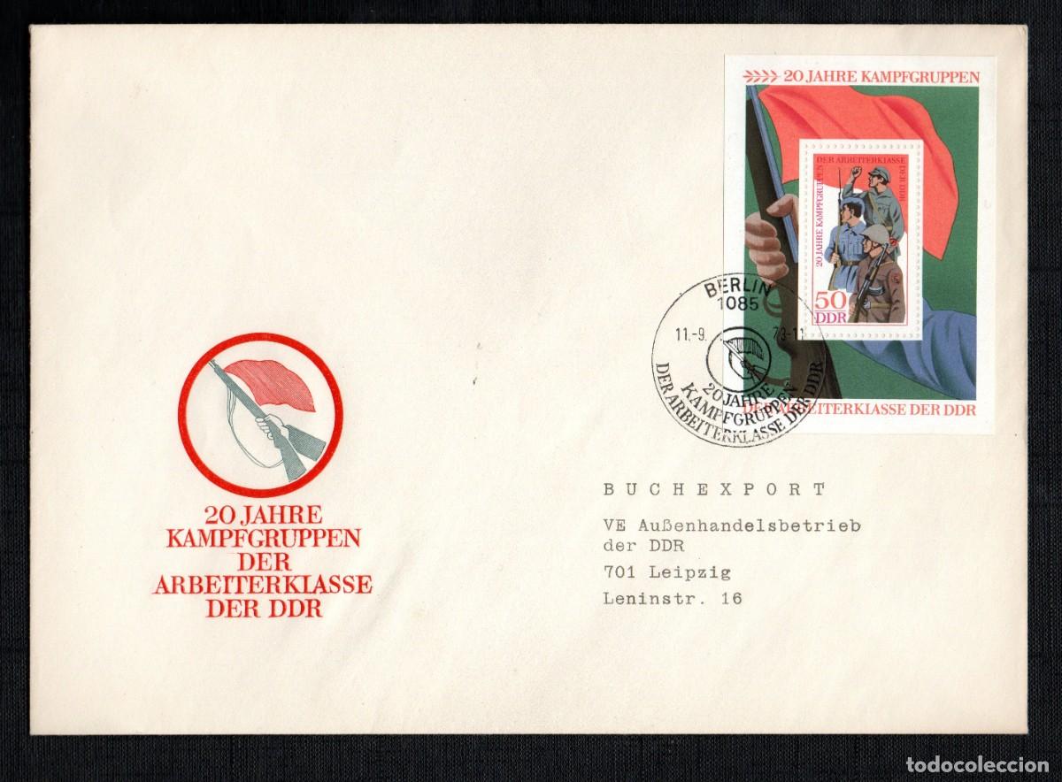 Sellos: DDR. 1973. FDC BLOCK 39 - Foto 1