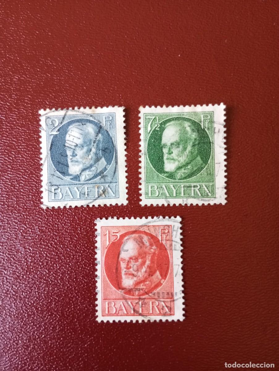Briefmarken: ALEMANIA, BAVIERA, 1914, REY LUDWIG III,