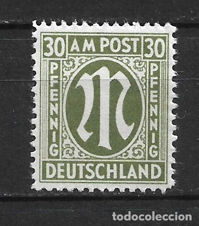 Sellos: alemania zona americana 1945 michel 29 sello ** mnh - 23/65
