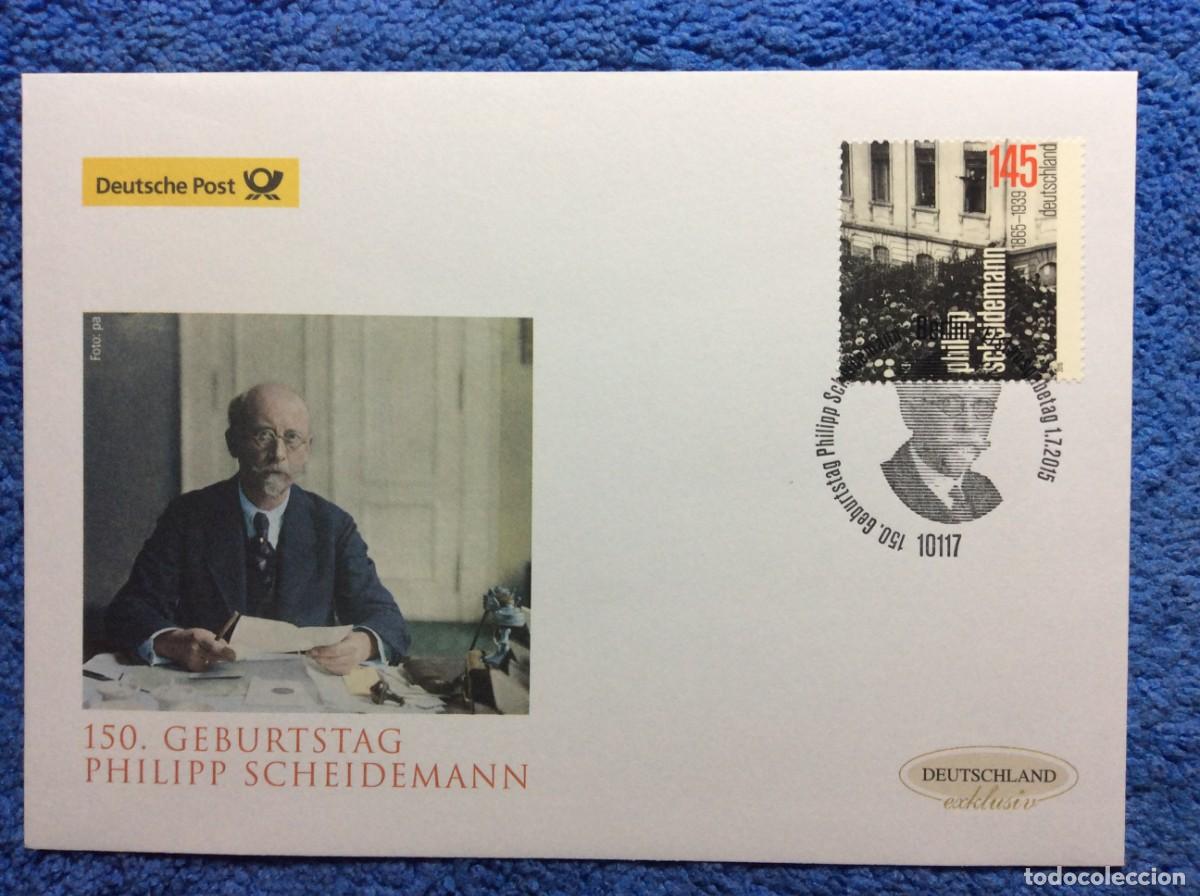 Sellos: ALEMANIA. SOBRE PRIMER D&Iacute;A - 2015 - Foto 1