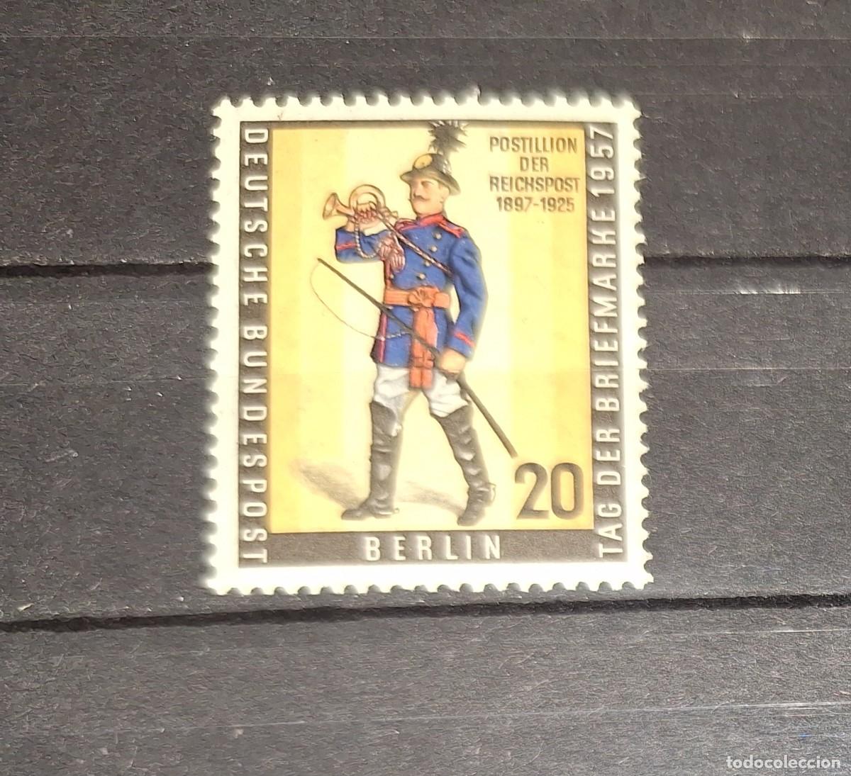 Francobolli: ALEMANIA, BERL&Iacute;N, 1957, CAT.YT. 156.