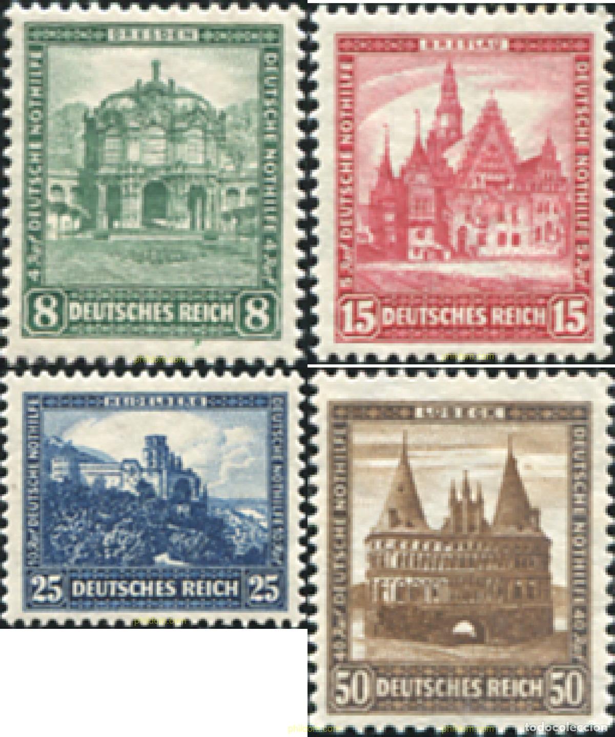 Sellos: 689412 HINGED ALEMANIA 1931 EDIFICIOS - Foto 1