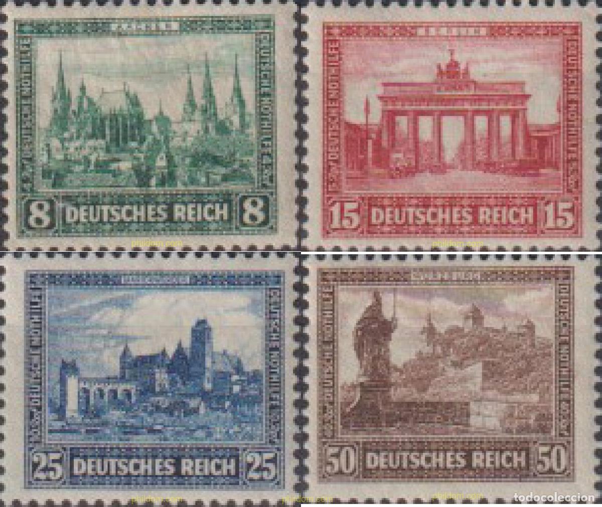 Sellos: 689411 HINGED ALEMANIA 1930 EDIFICIOS - Foto 1