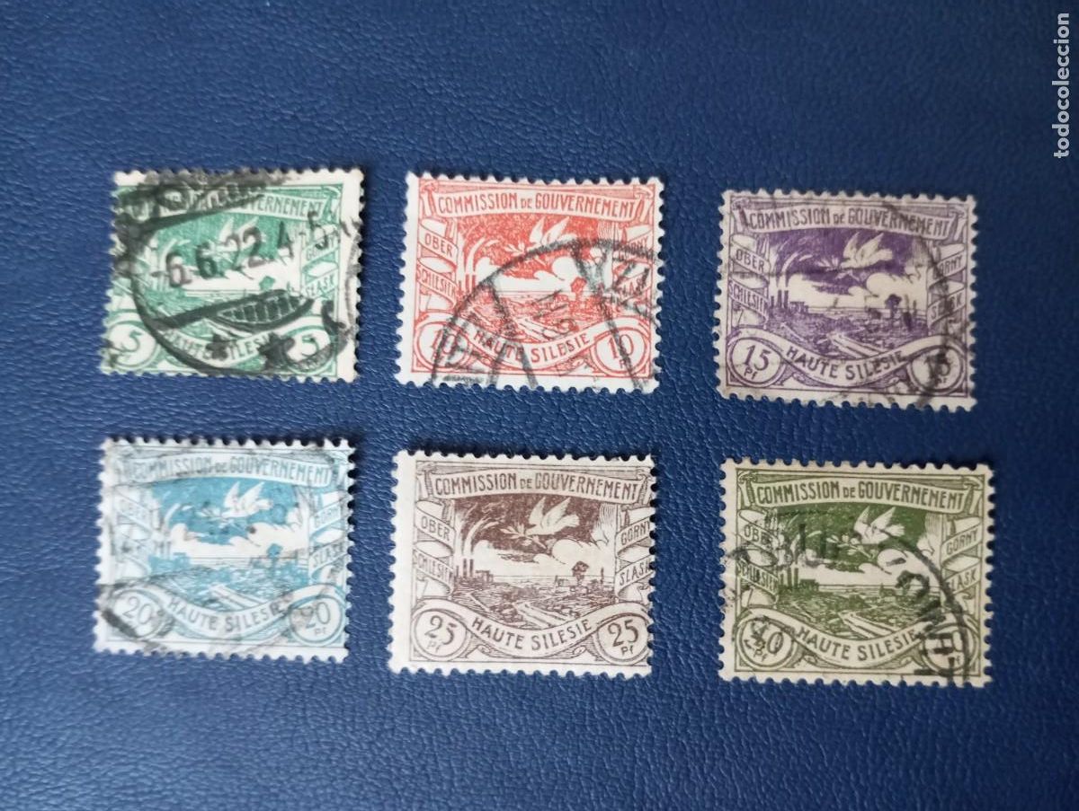 Sellos: ALTA SILESIA, 1920, MICHEL33/7,39