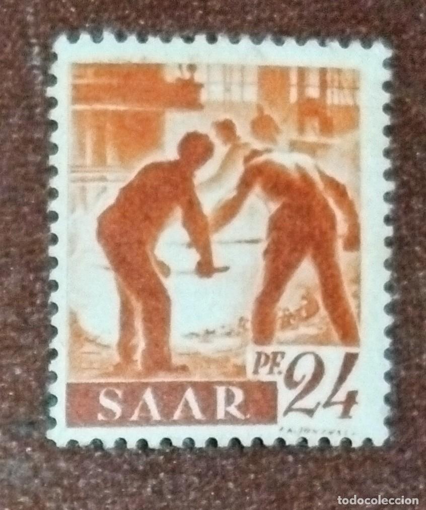 Sellos: Alemania - PF.24 SAAR - Foto 1