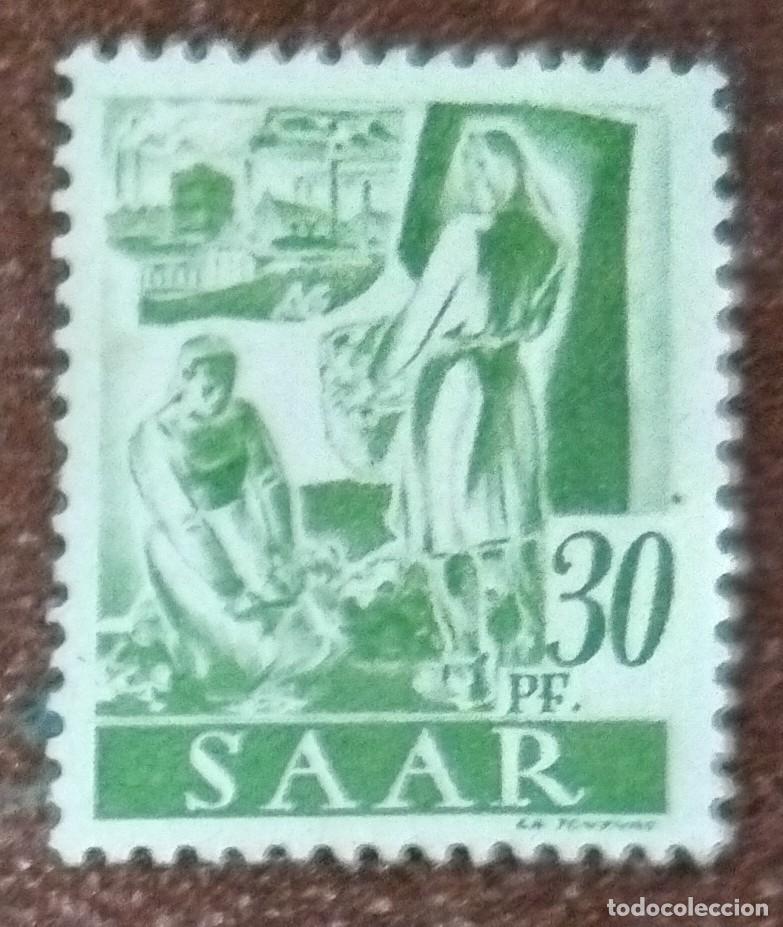 Sellos: Alemania - PF.30 SAAR - Foto 1