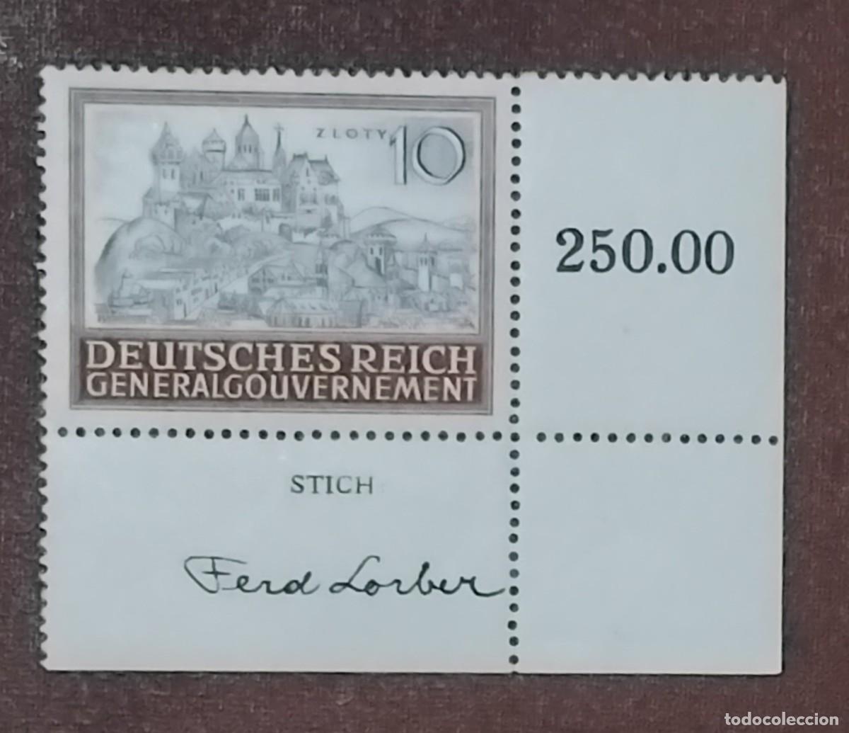 Sellos: Alemania - DEUTSCHES REICH Generalgouvernment - Foto 1