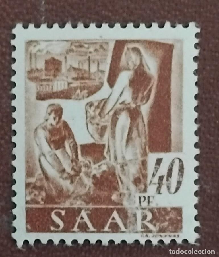 Sellos: Alemania - 40 PF. SAAR - Foto 1