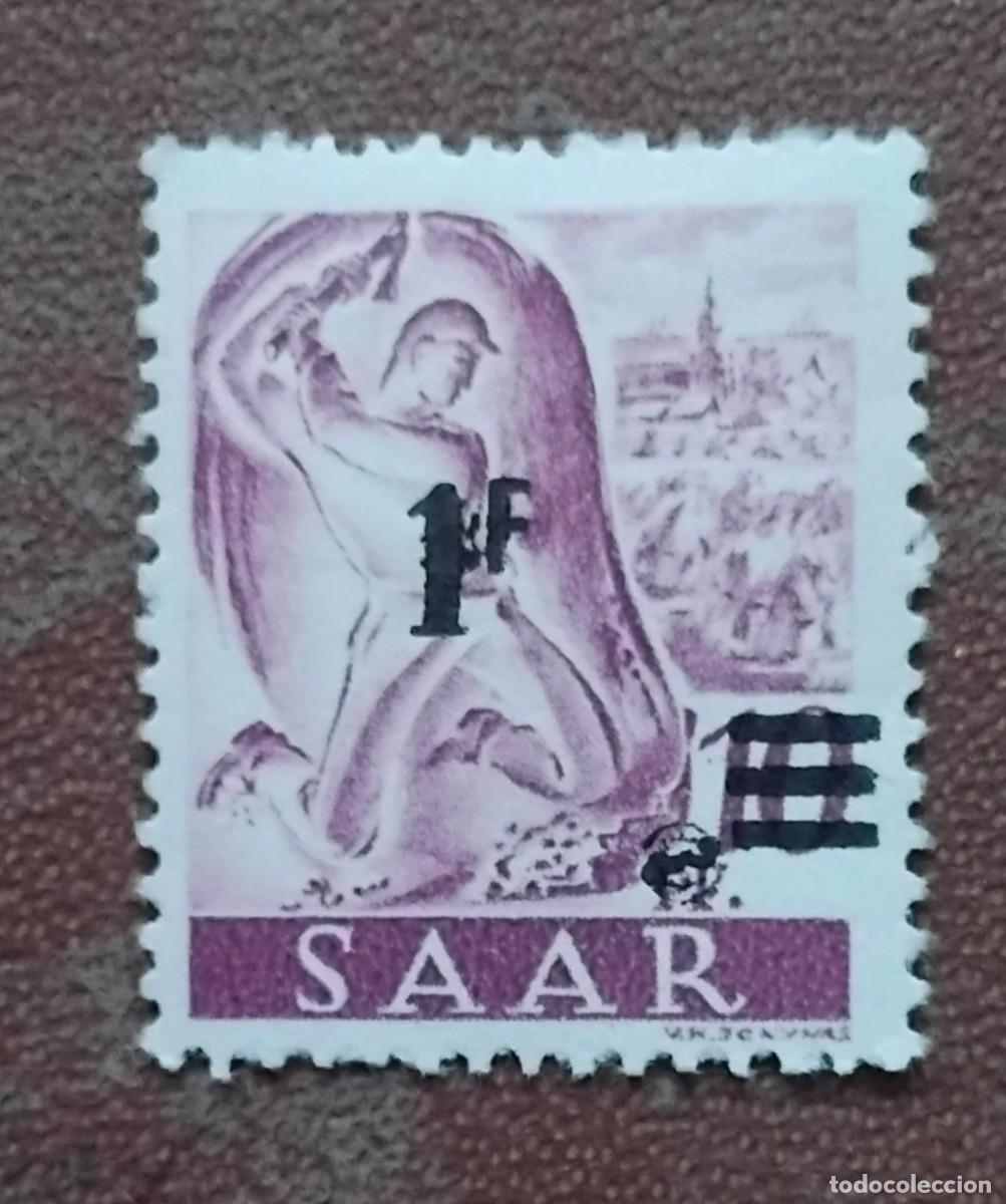 Sellos: Alemania - 1F SAAR... - Foto 1