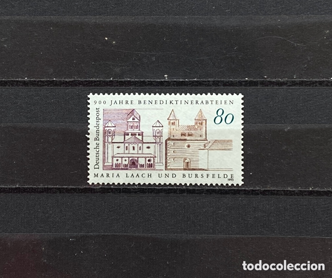 Sellos: Sellos, nuevo, de Alemania 1993 Yvert 1502 Edificios - Foto 1
